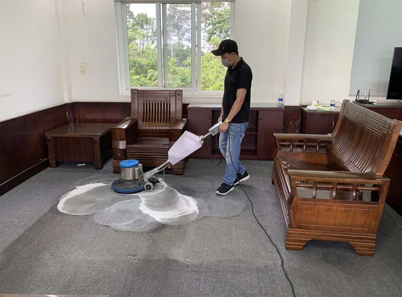 Giặt thảm văn phòng quận 3