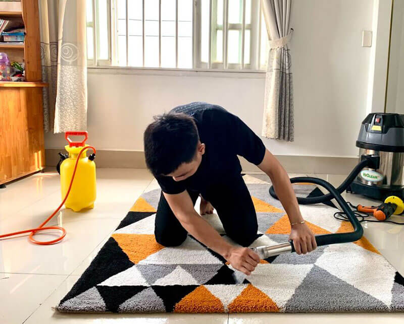 Dịch vụ giặt thảm trang trí quận 6