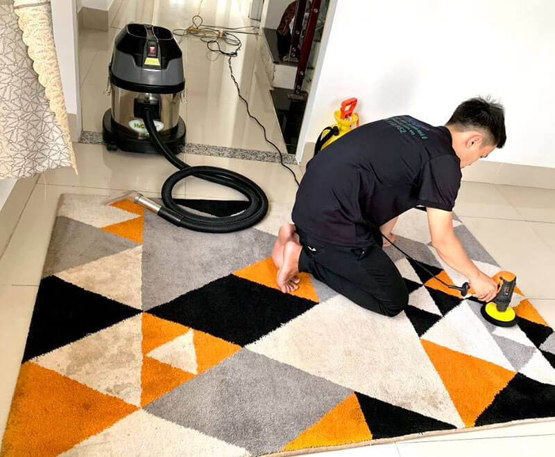 Dịch vụ giặt thảm trang trí quận 6