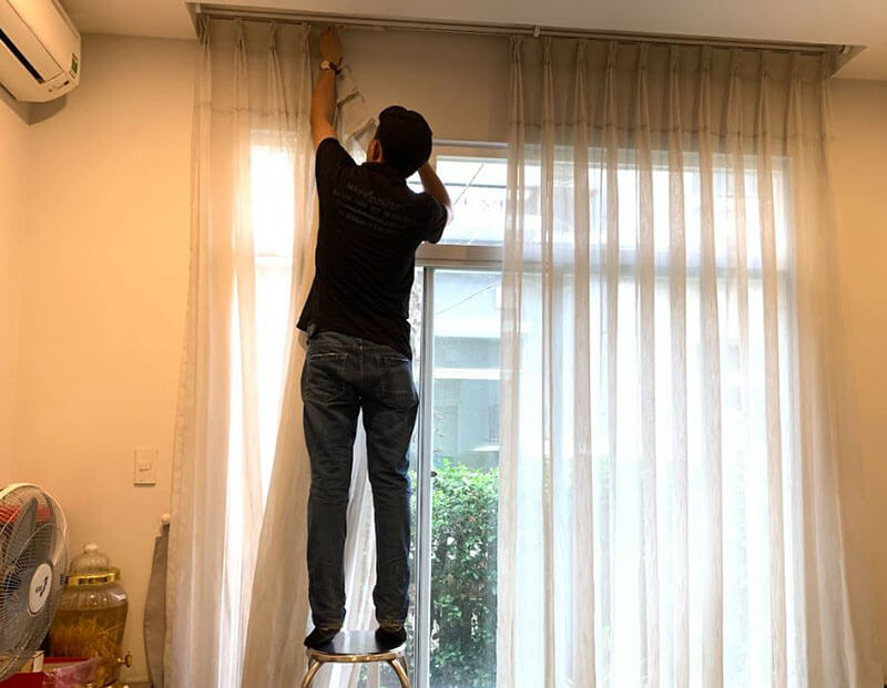 Dịch vụ giặt rèm cửa Quận 2