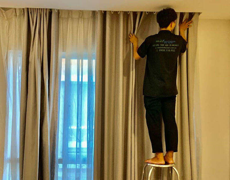 Dịch vụ giặt rèm cửa Quận 2